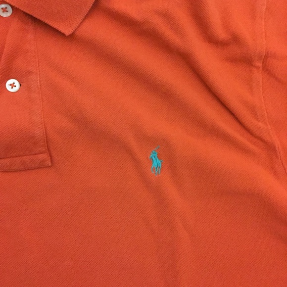 Men’s polo Ralph Lauren size m orange - Picture 4 of 6